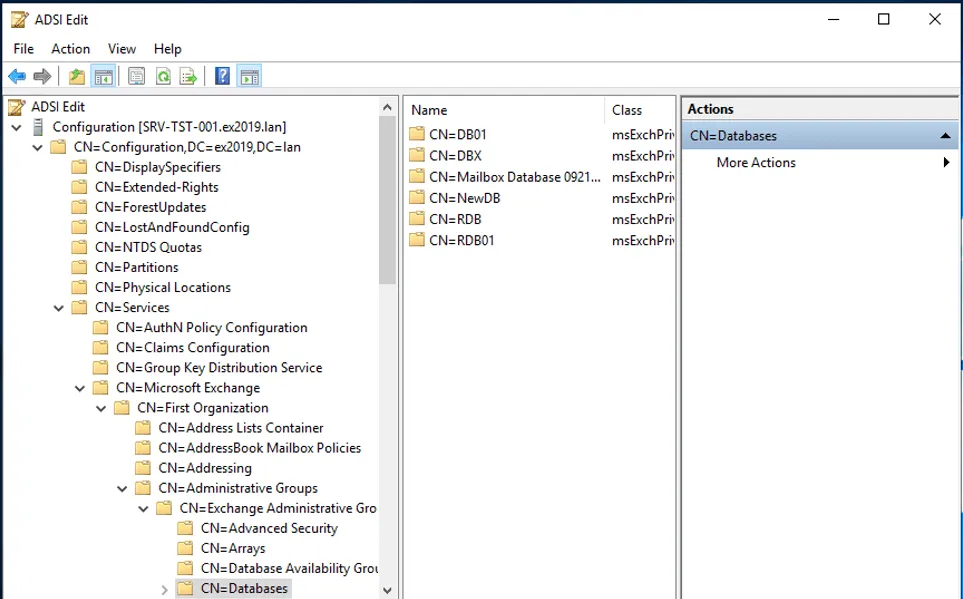 6_Open Databases and delete the desired databases from the list